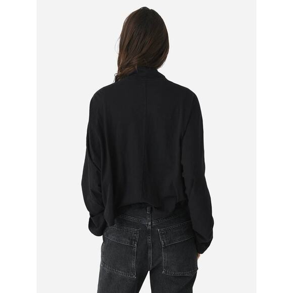 Velvet Stacey Mock Neck Long Sleeve Tee in Black STACEY06 Medium M NEW NWT - Picture 3 of 4